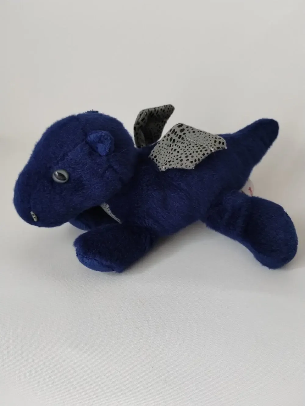 2020 Aurora Dragon Plush Toy Blue Sapphire Stuffed Animal Bean Bag 10